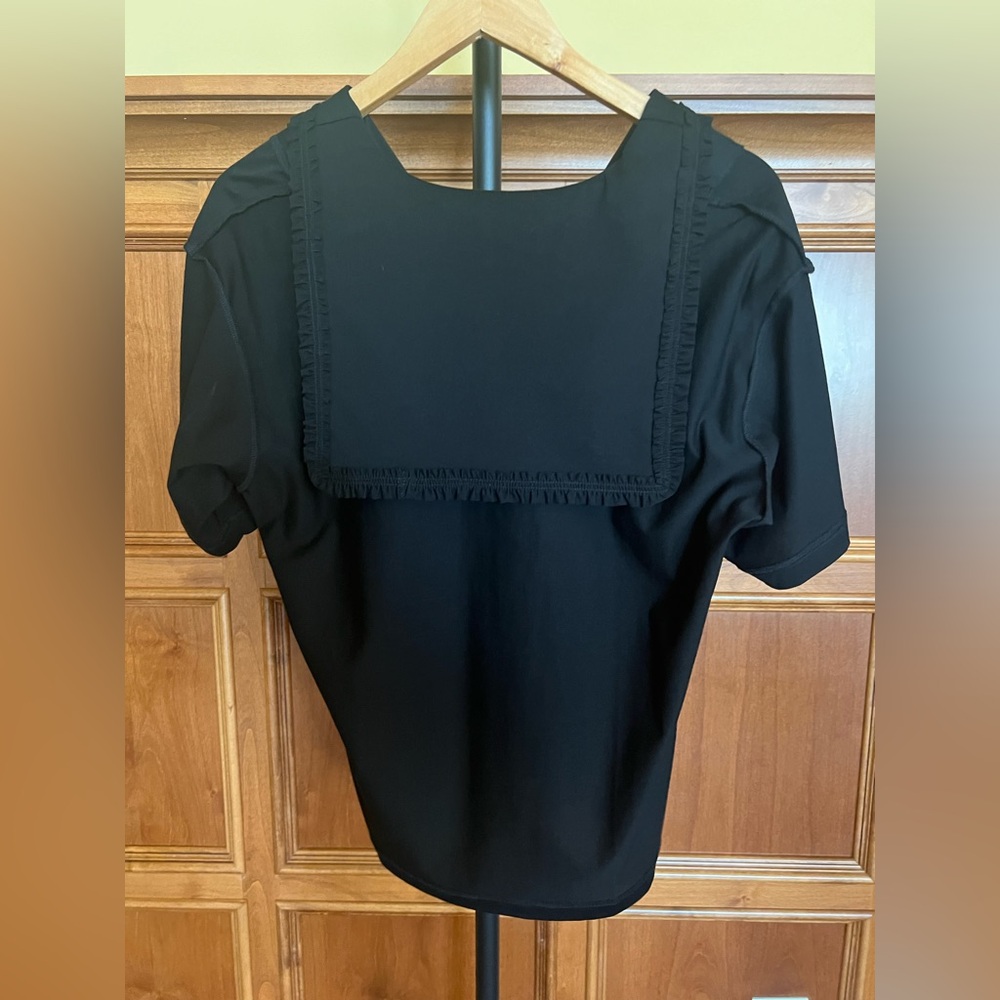Comme des Garcons Top Short Sleeves Black Size L - Picture 12 of 15